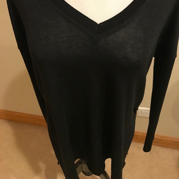 Wilfred xs V neck tunic open slits sweater shirt - Picture 2 of 8